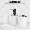 4PcsCelsiusSet Bathroom Kit Accessory Plastic Lotion Bottle Storage Cup Rinse Cup Soap Dish