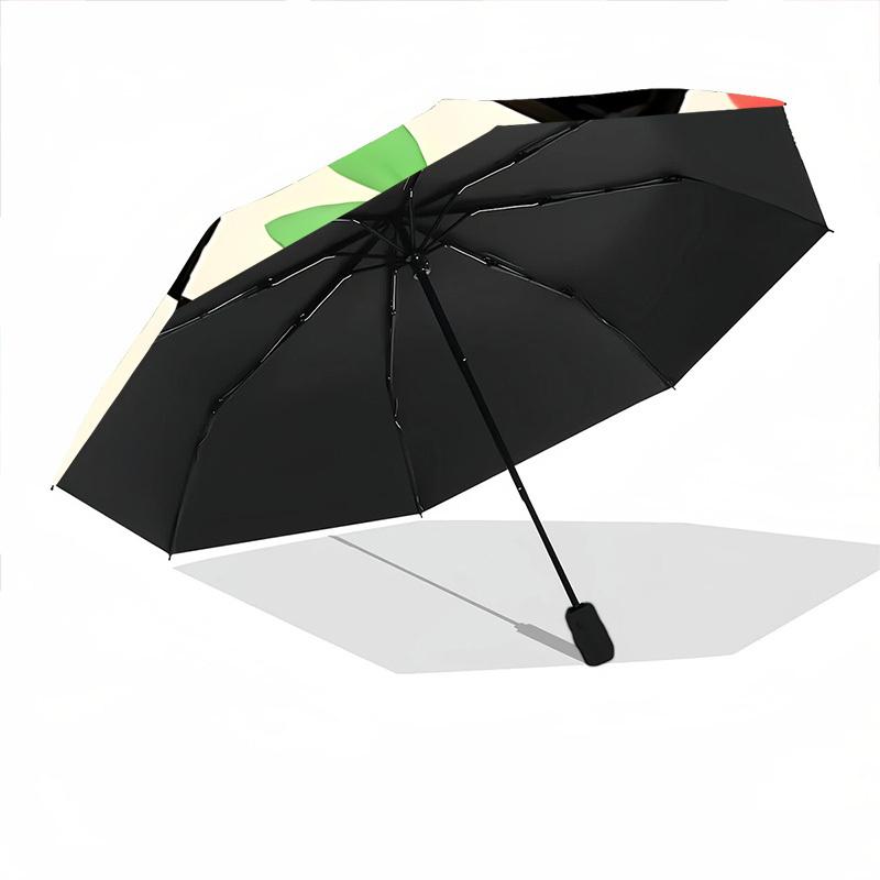 1pc Hearts Bows Automatic Open/Close Umbrella, Portable Folding Umbrella, Compact Travel Umbrella For, Birthday/Christmas Gift 5148