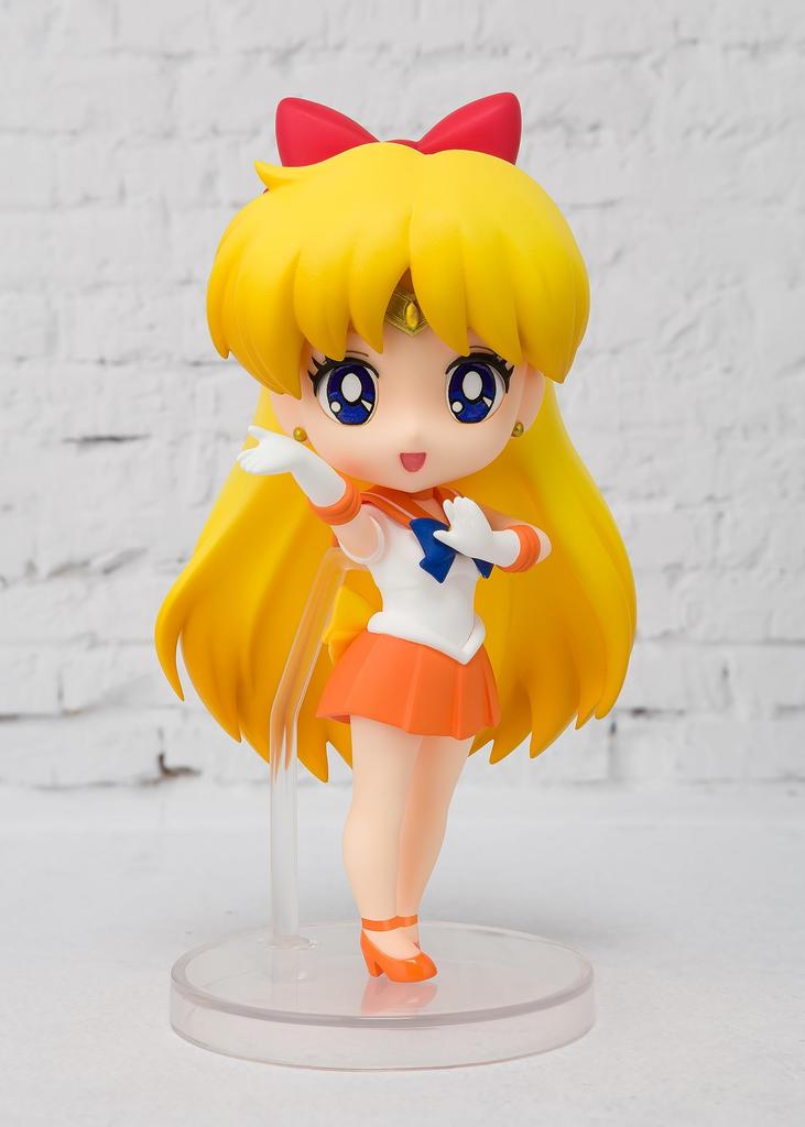 Figuarts mini Sailor Moon Sailor Venus (viszonteladó változat) kb. 90mm PVC&ABS festett mozgatható figura
