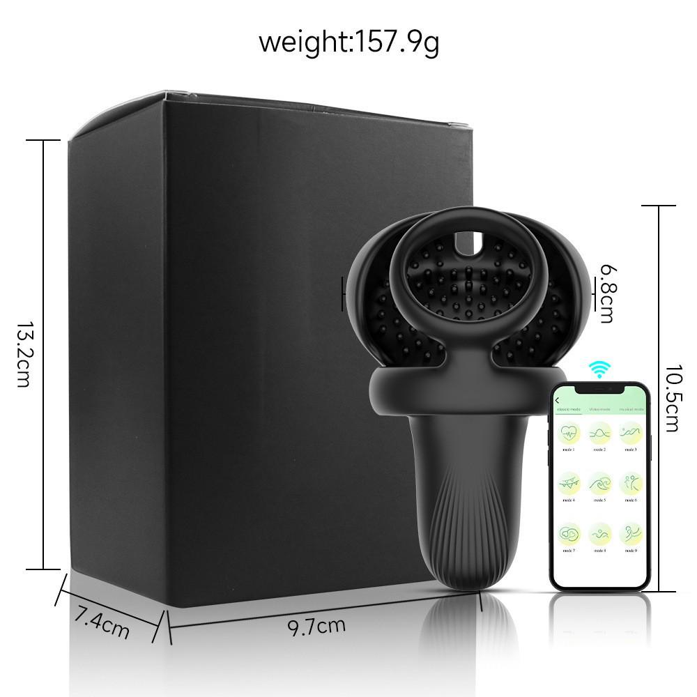 Perona Upgraded Vibrating Male Masturbation Ring - Rechargeable and Explosive!