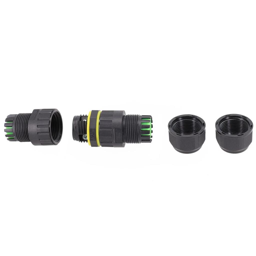 3 Pin Solar Connector Junction Box IP68 Waterproof Electrical Cable Wire Connector Screw Fixed Outdoor LED Lamp Parts