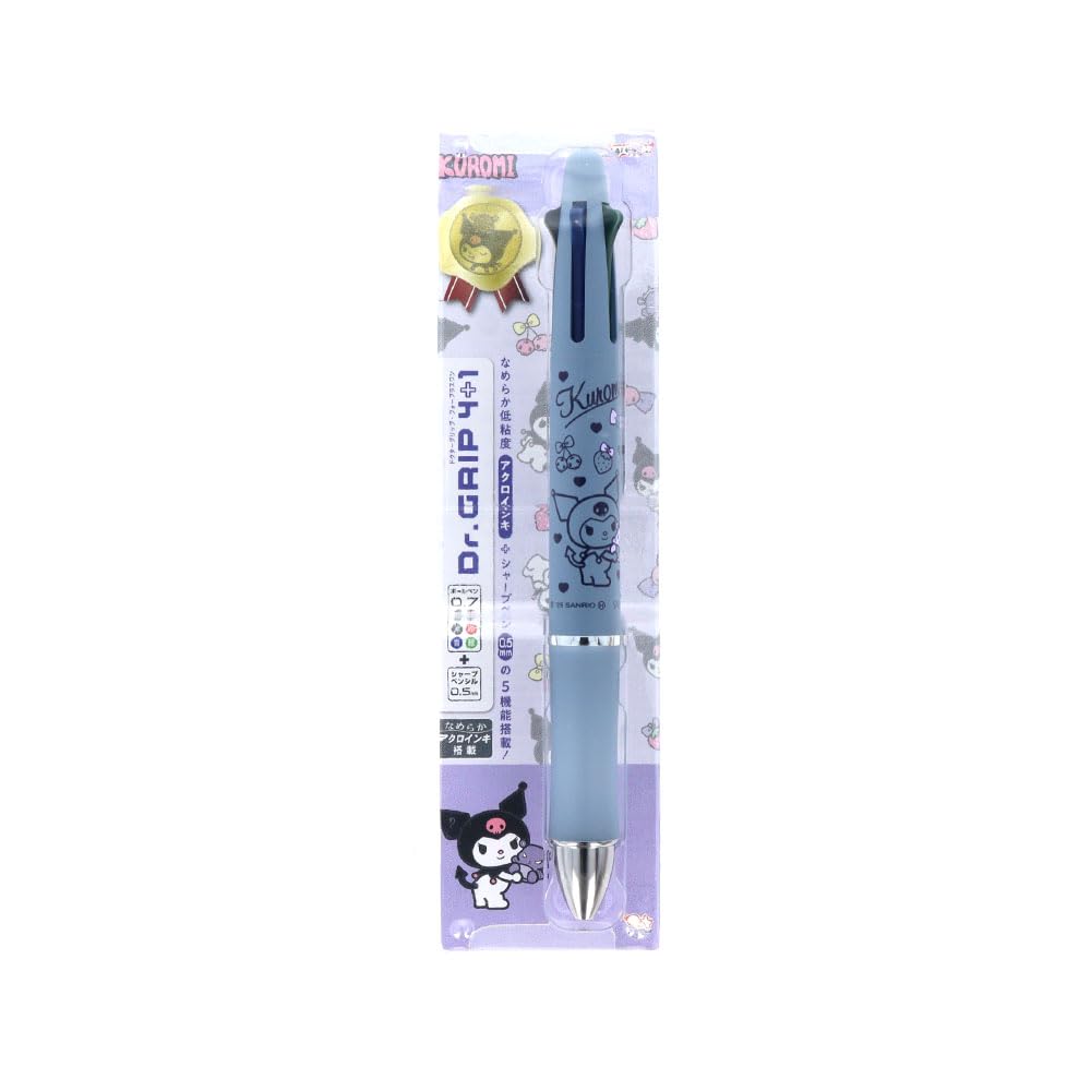 

Канцелярские товары Персонаж Sanrio Ручка-грип подарок Ручка Kuromi S4658019 Sun-Star Многофункциональная Dr. 4+1
