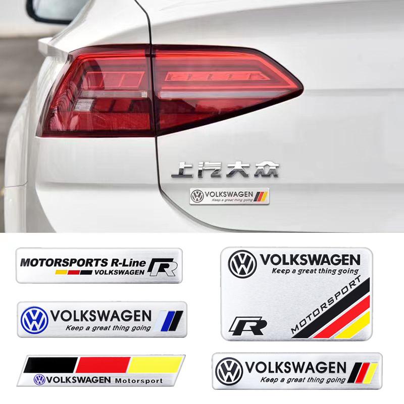 BIG1 CFJSCBT For VW Volkswagen R Line Golf Polo Passat Tiguan Jetta Touareg CC New Car Metal Badge Body Auto Badge Decoration Sticker