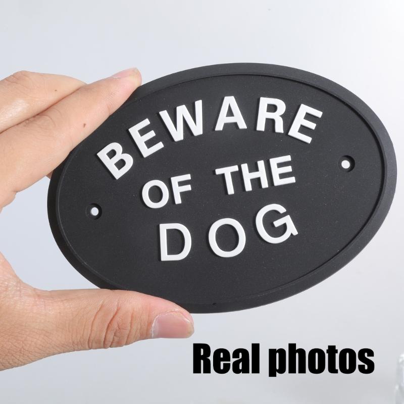 Beware Of Dog Signs Weatherproof & Long Service  Garden Warn Sign Decorative Warning Sign for Private Property Protections