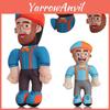 Delightful 11 Inch Blippi Plush Toy Soft Cartoon Character Perfect For Kids Gifts