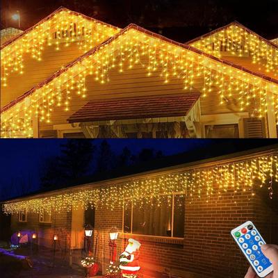 Christmas LED String Lights with Memory Function 8 Modes Star Topper Waterproof USB Powered Christmas Tree Lights