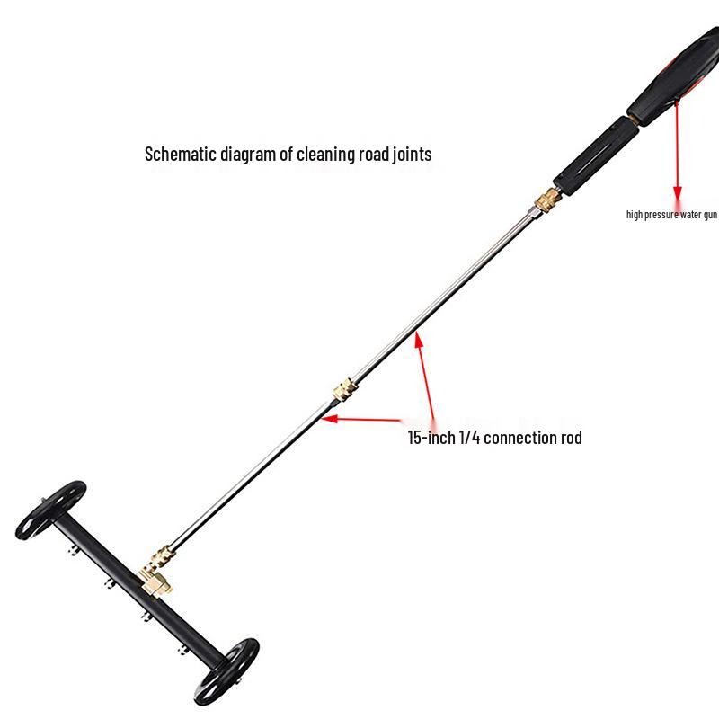 Dual-Use High-Pressure Water Broom for Cars, Gardens, and Roads