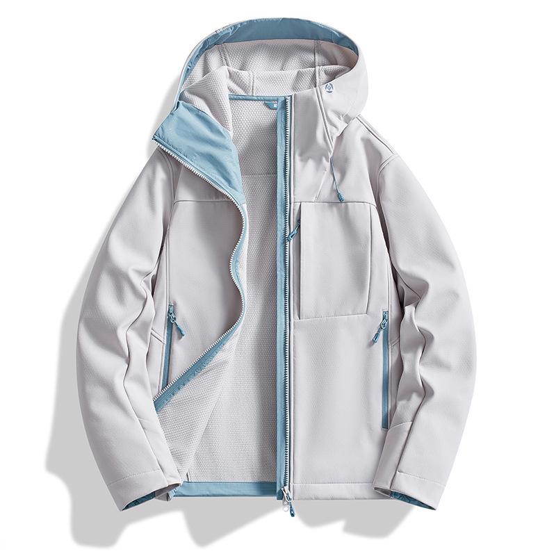Unisex Windproof Waterproof Soft Shell Jacket - Outdoor, Warm, Casual Autumn/Winter Coat for Mountaineering