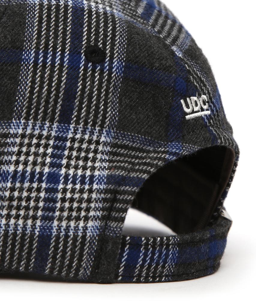 Eondeokeonteulol Logo Check Ball Cap Union Udc / Authentic B B / Navy Tartan