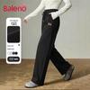Baleno Women's High-Waisted Loose Wide-Leg Banana Pants