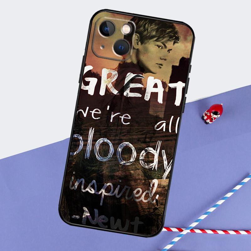 The Maze Runner Newt Phone Case For iPhone 16 Pro Max 11 12 13 14 15 Pro Max Mini XR 16 15 Plus 16e Cover Shell