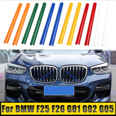 Für BMW X3 G01 F25 X4 G02 F26 X5 G05 2011-2015 2016 2017 2018 2024 Auto Kühlergrill Trim Streifen Abdeckung