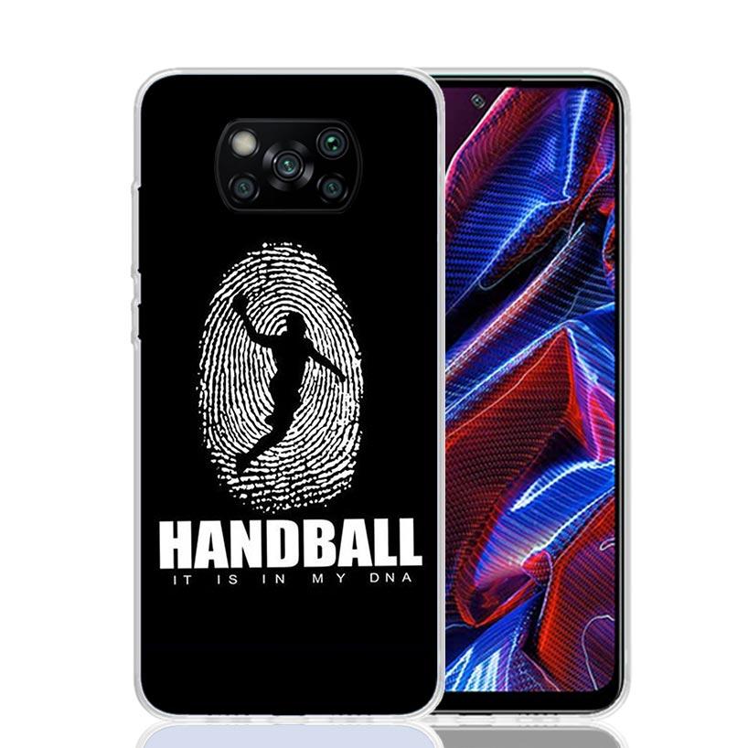 

Handball Sport Phone Case For Xiaomi Poco X7 X6 X5 Pro F7 Ultra Redmi 15C 15 13 13C 12 12C 10 10A 10C 9 9A 9C 9T Cover Poco X7 X Redmi 9C