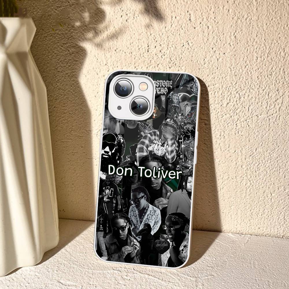 Rapper D-Don T-ToliverS Tempered Glass For Iphone 14 13 12 11 Pro Mini XS MAX 14Plus X XS XR Cover