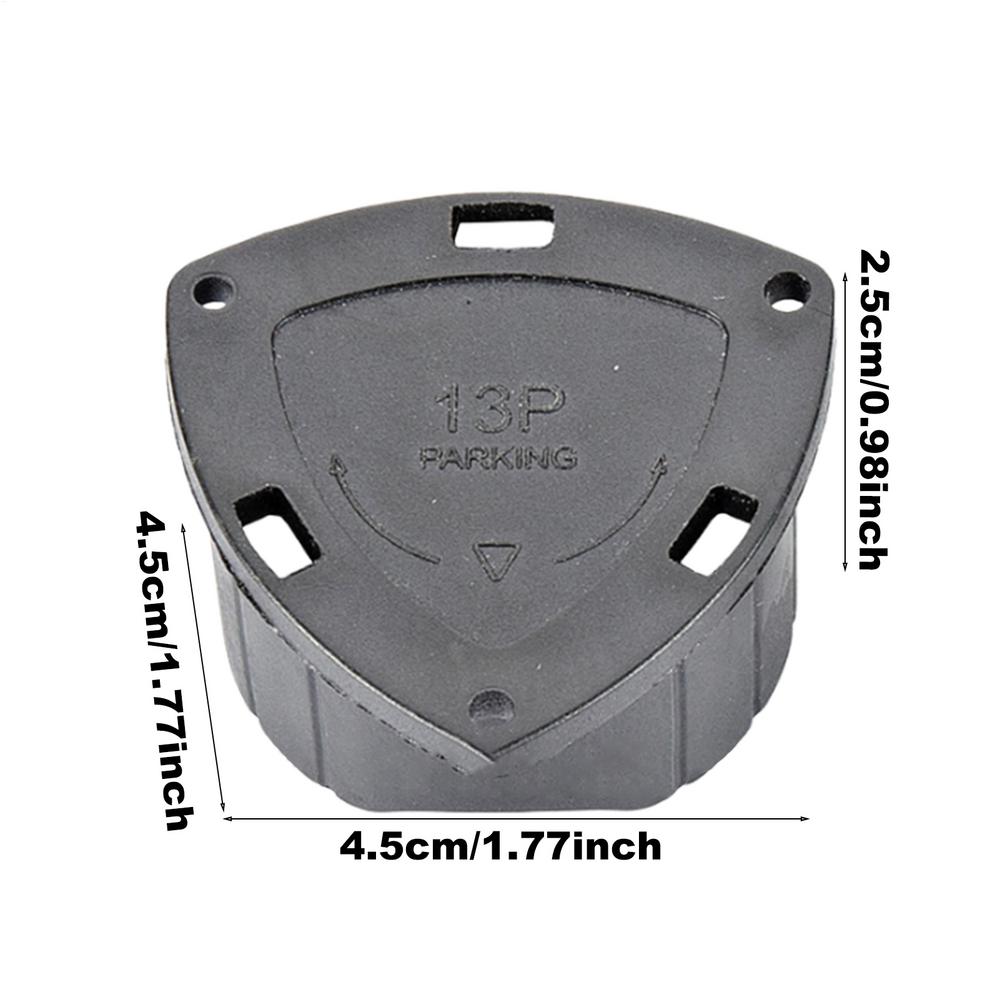 Trailer Plug Cover Plug Holder 13 Pin Trailer Plug Cover RV Connector Protector Trailer Harness Plug Protector