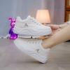 Platform White Shoes Women's Spring New Women's Shoes Versatile Board Shoes Lightweight Breathable Dad Shoes Casual Sports Shoes