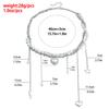 Multi-layer Heart-shaped Fringed Pearl Neck Chain Necklace Vintage Star Pendant Collarbone Chain