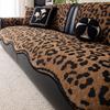 Light Luxury High-End Leopard Print Sofa Cushion, Universal Non-Slip Seat Cushion In All Seasons,  New Sofa Cover Cover Cloth Towel