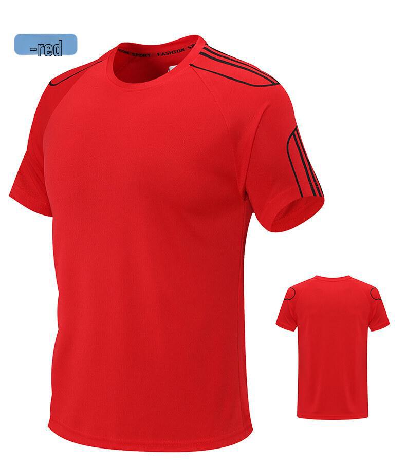 2024 Men's Summer Quick-Dry Sports Suit: Short-Sleeved Fitness & Running Wear.