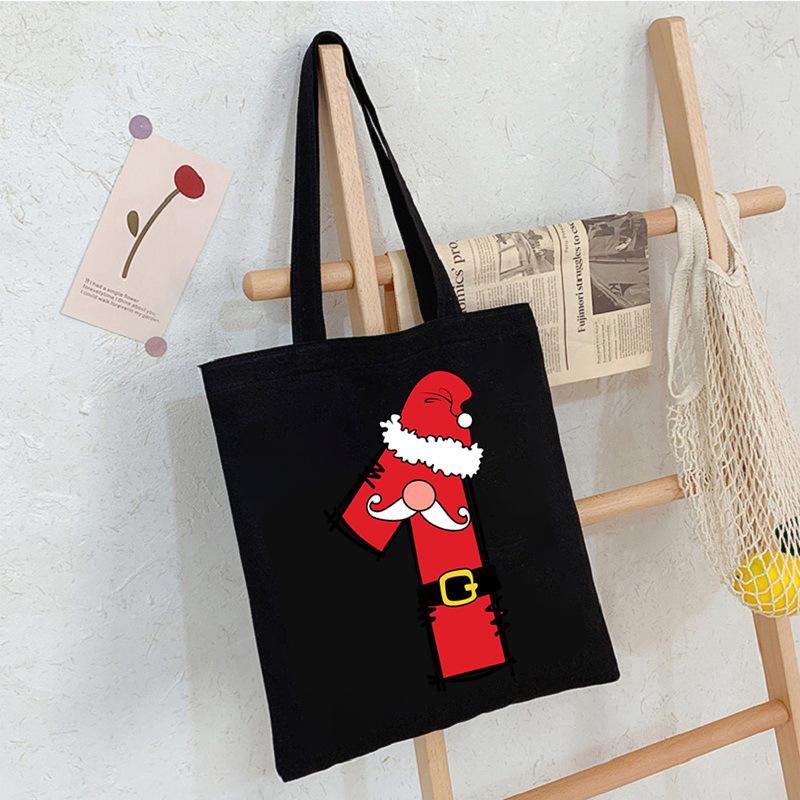 26 Letter Printed Shoulder Bag Commuting To Work Portable Tote Bag