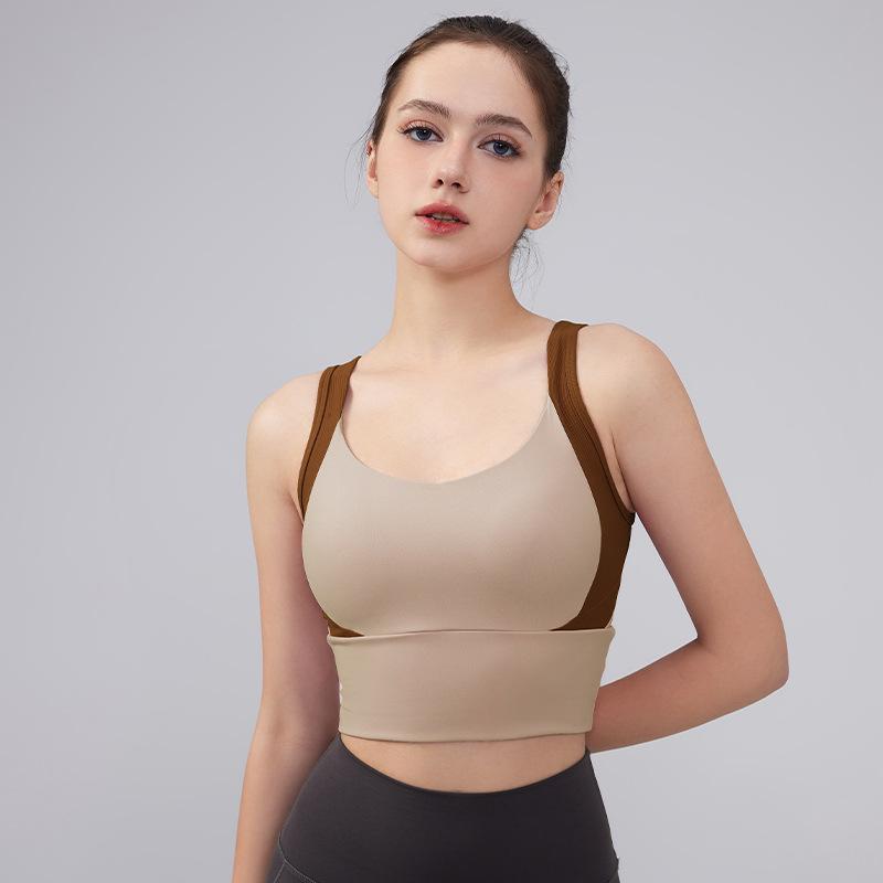 2025 Summer Sports Bra: Fixed Cup, Medium Intensity Yoga & Running Bra for Women