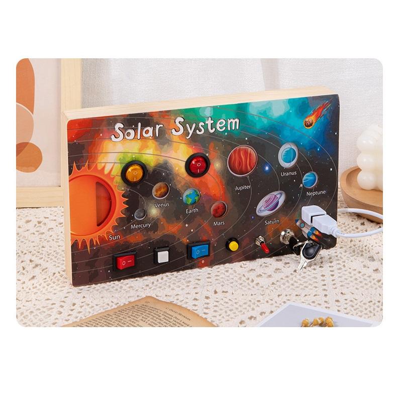 Образование дошкольного возраста Деревянный светодиодный выключатель с розеткой — фото 6