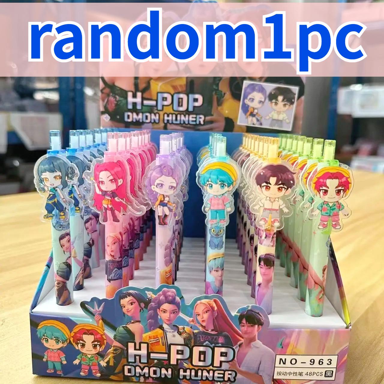 Korean Pop Devil Hunter Student Writing Tool Exam Drawing Kit Animation Animation Design Character Stationery, School Supplies Presents