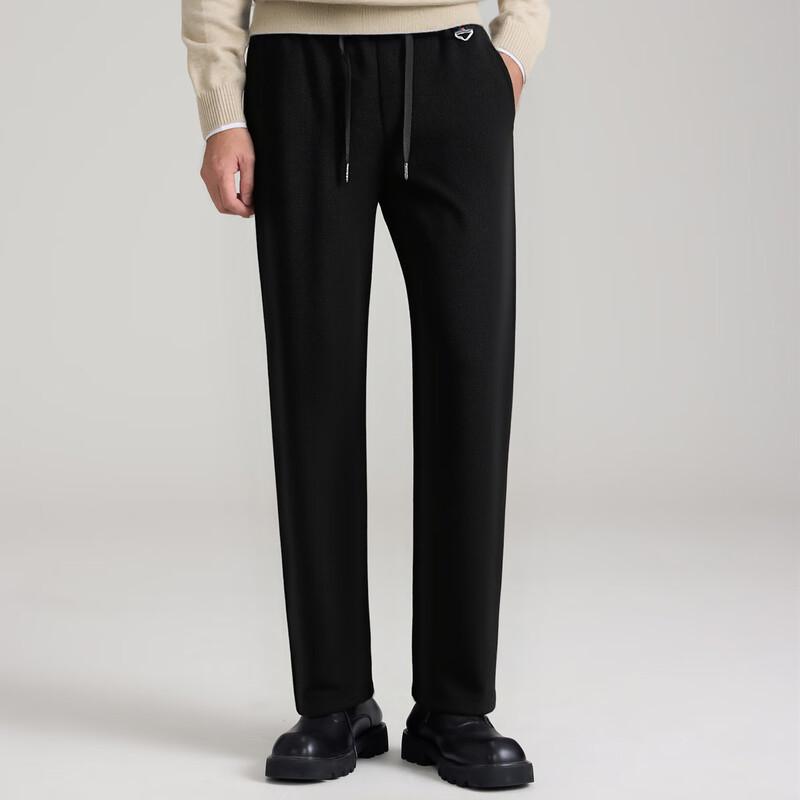 Pánské vlněné business casual kalhoty FIRS s rovnými nohavicemi