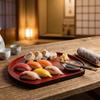 Plastic Food Platter Stackable Sushi Food Tray Multipurpose Dinner Plates  Sushi Serving