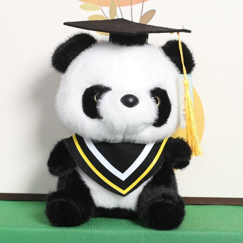 Cute Doctoral Bear Graduation Bear Doll Plush Toy Hat Doctoral Bear Doll Bachelor Bear