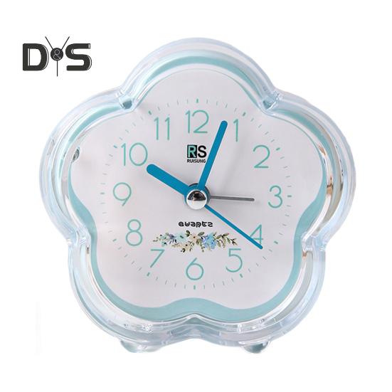 

Будильник Компактний портативний функціонал Тривалий час роботи від батареї Сучасний безшумний будильник Офісне приладдя синій