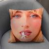 Pop Beautiful Singer S-Sabrina Carpenter Cushion Cover Decorative Pillow Sofa Home Decor Case Pillow Cases