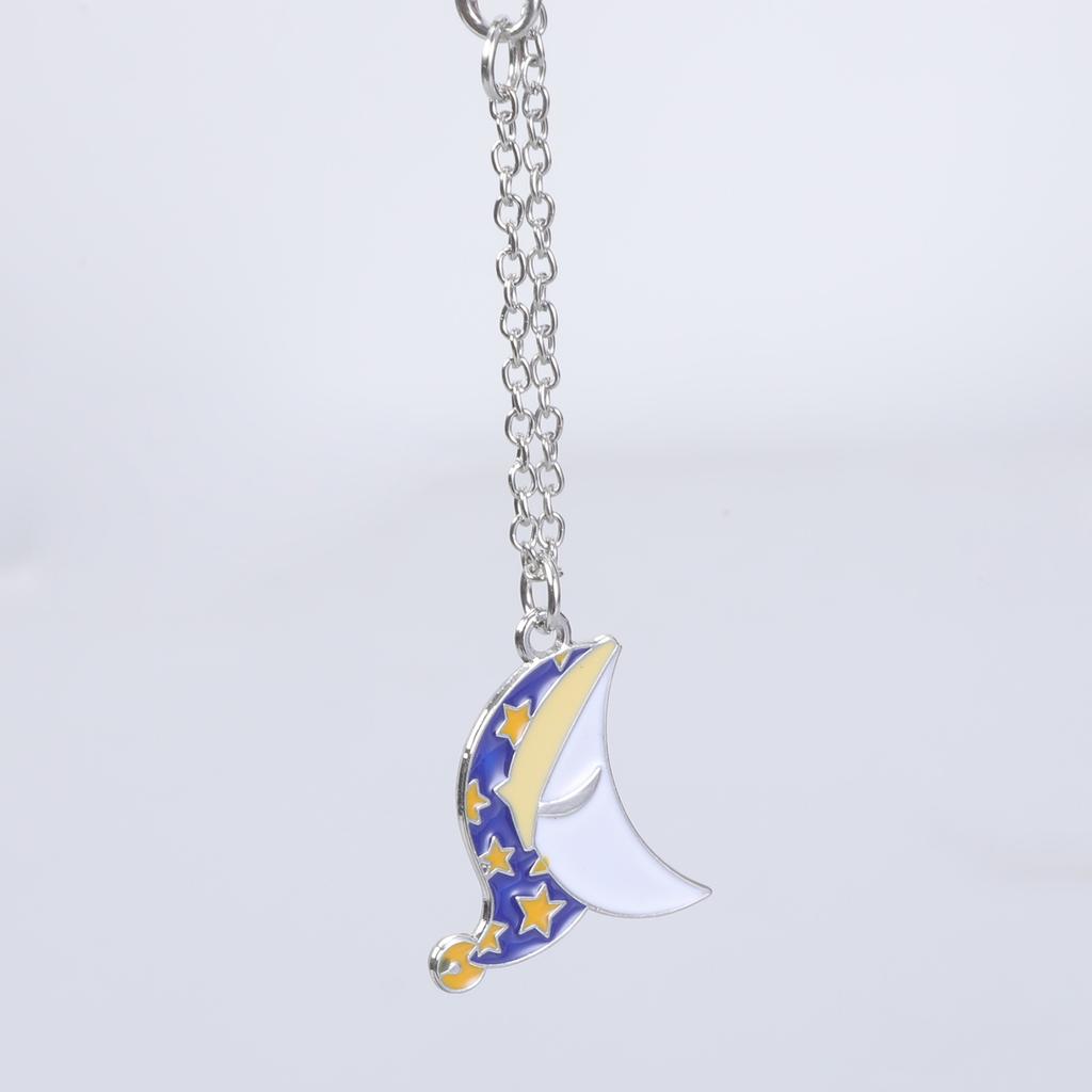 Set de 2 Coliere Aliaj Soare și Lună Colier Elegant pentru Cuplu Pandantiv Dragoste Bijuterii Perfecte pentru Purtare Zilnică și la Petreceri