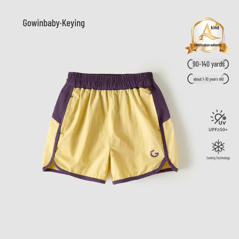 GOWINBABY Girls Lightweight Quick-Dry Athletic Shorts 110