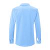 Men's Autumn Solid Color Long Sleeve Shirt Men's Casual Loose Button Long Sleeve Shirt
