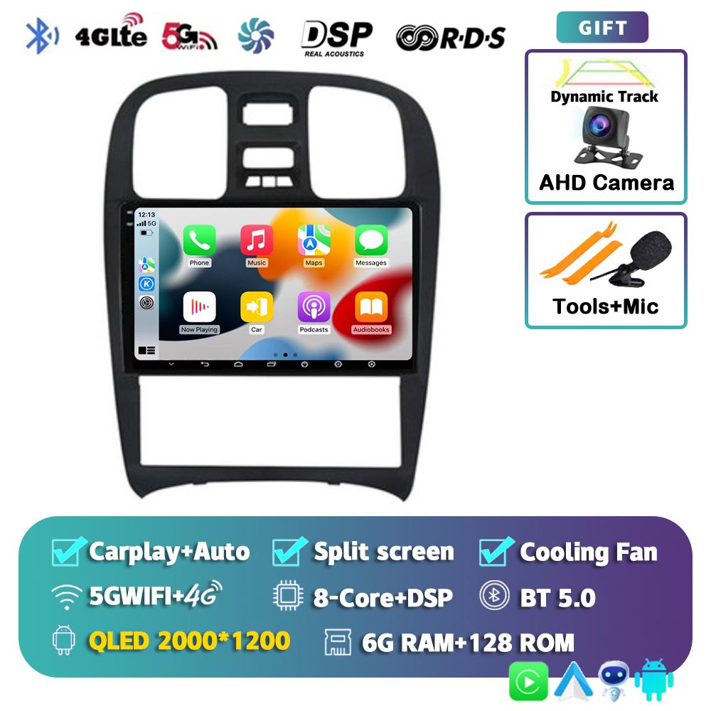 Android 14 DSP Car Radio Multimidia Video Player Navigation GPS For Hyundai Sonata EF 2001 - 2006 2007 2008 2009 2010 2011 2012