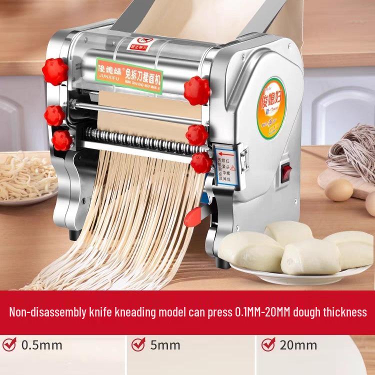 Stainless Steel Automatic Dough Press & Noodle Machine for Baozi, Mantou, and Dumplings with Free Shipping