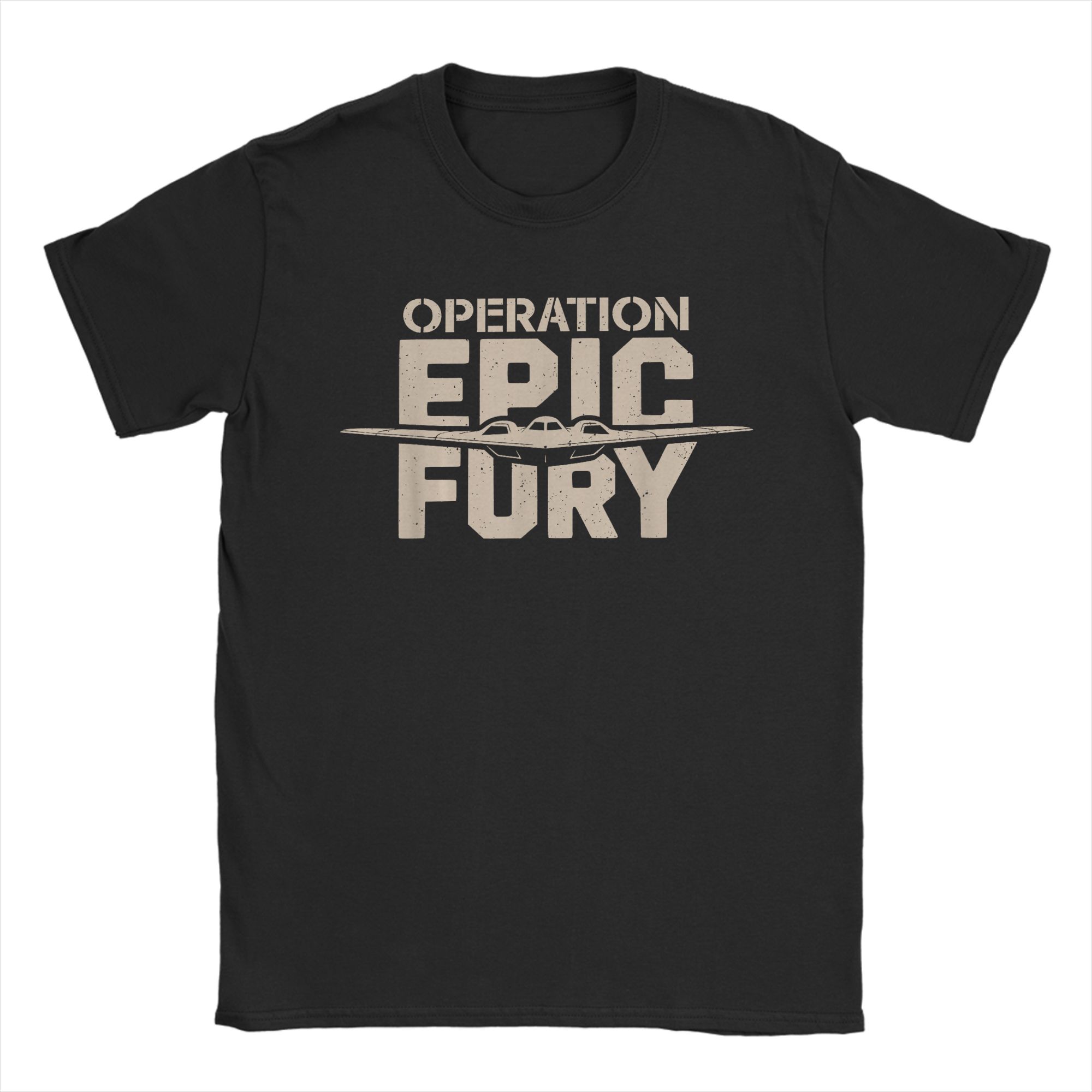 

Хлопковая футболка с принтом Operation Epic Fury 100 для мужчин, летняя, уличный стиль, с круглым вырезом, новинка, оверсайз, дешевая одежда S