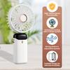 USB-wiederaufladbarer Handventilator Kleiner tragbarer leiser Schreibtischventilator