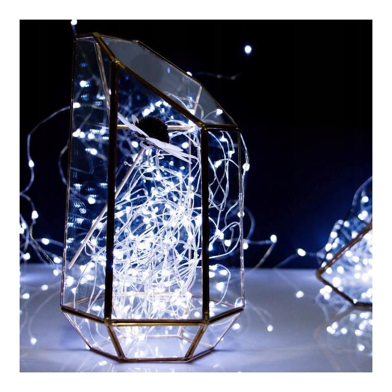 Fairy Lights String Lights 50 LEDs Cool White Indoor Decorative Christmas