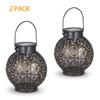 Tomshine Outdoor Solar Lantern Light Hollowed-out Design Decorative Metal Hanging LED Lights