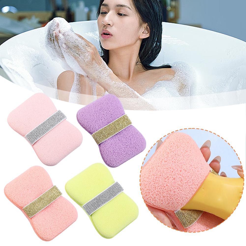 Weicher Badeschwamm für Frauen Exfolierender Duschschwamm Nicht fusselnder Badeschwamm für Körperwäsche & Reinigung