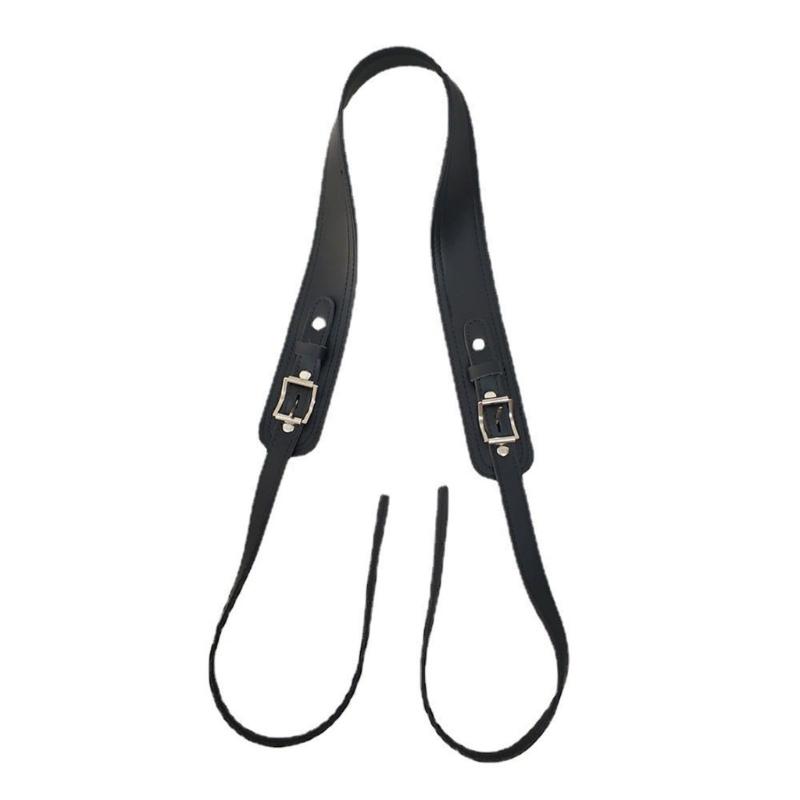 Tuba Strap Adjustable Leather Tuba Belt Comfortable Padded Tuba Belt Hugging Strap Gift for Musicians Easy to Use 1