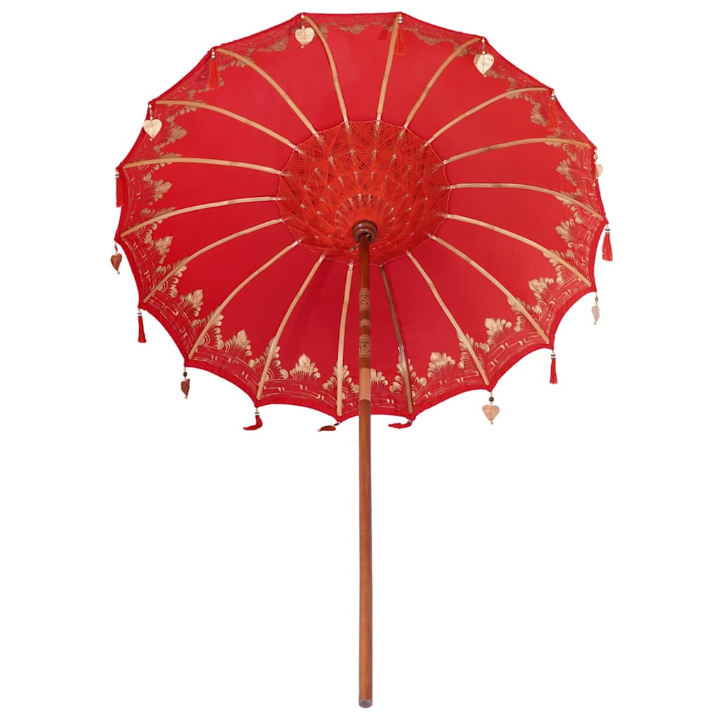 Balinese Parasol Red 185 X 185 X 260 Cm