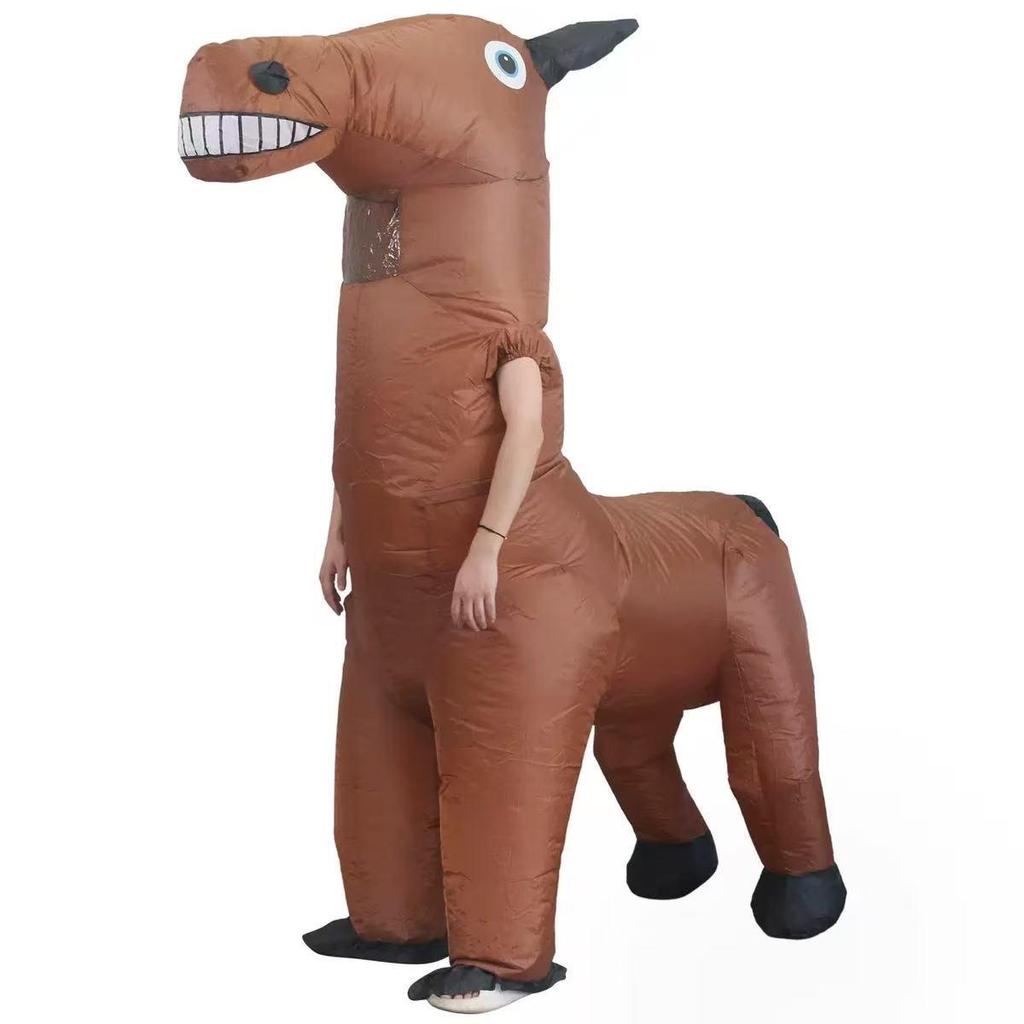 Costume gonfiabile da cavallo per Halloween per divertimento all'aperto