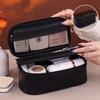 Women's Cosmetic Bag Makeup Bag Double Layer Large Capacity Luxury Cosmetics Organizer Travel Essentials Women's Storage Bags