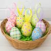 24Pcs DIY Craft Hanging Ornaments Multicolor Easter Party Decorations  Home Decorations