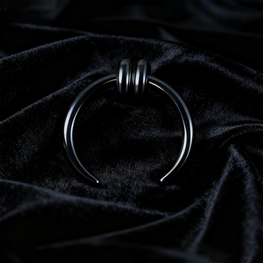 European And American Fashionable Nose Rings, Medicalstainless Steel Nose Rings, C-shaped Titanium Alloy Piercing Jewelry, Wholesal High-end Sense