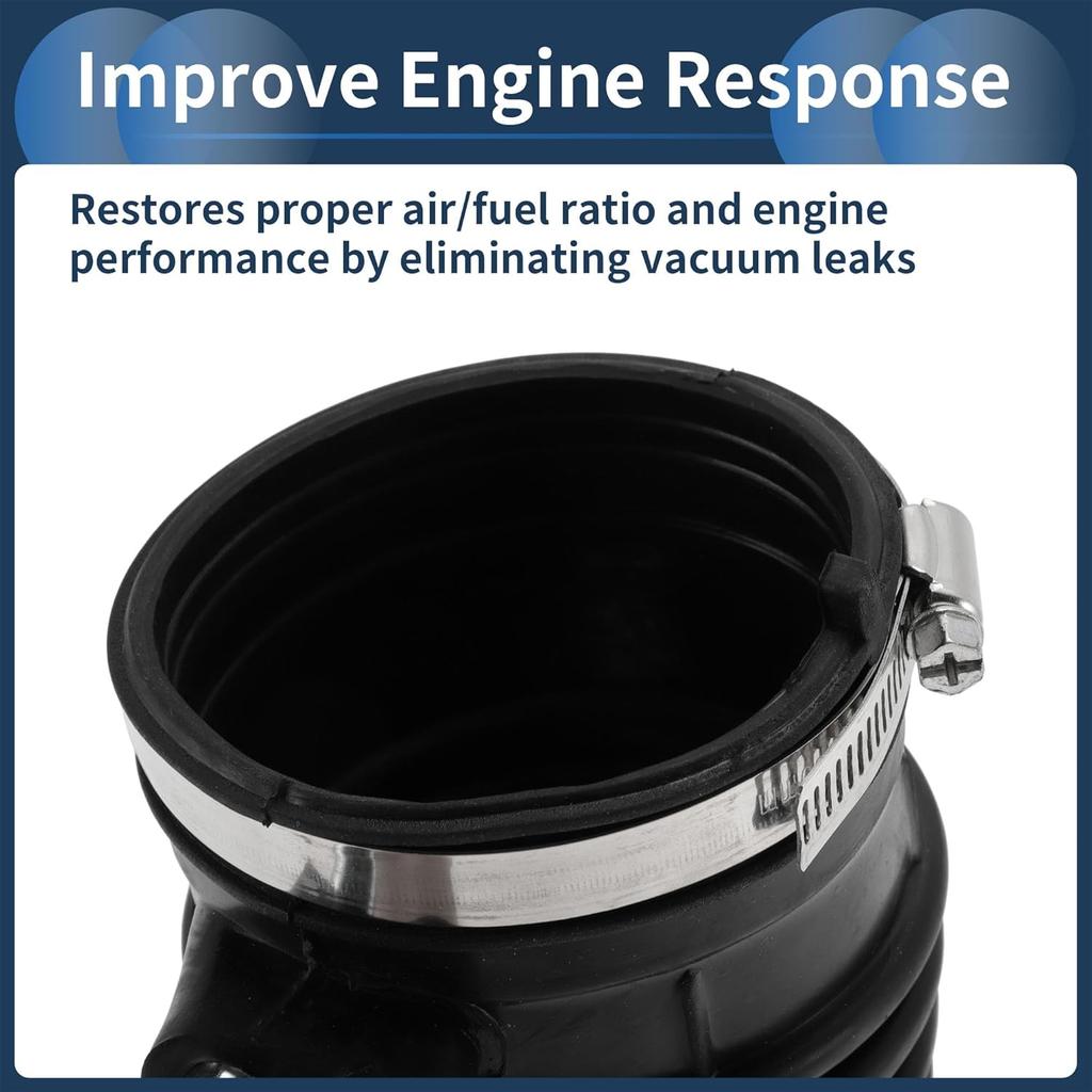 Engine Air Intake Hose for Honda CR-V 2005-2006 Air Intake Duct No.696-095 Rubber 1 Pcs Clamp