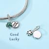 New 100% Copper Charms Pendants Cross Rose Light Bulb Puzzle Dangle Fit Women Original Bracelet Diy Jewelry Gifts